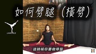 【蘭蔻 】如何學會劈腿part 1（橫劈）