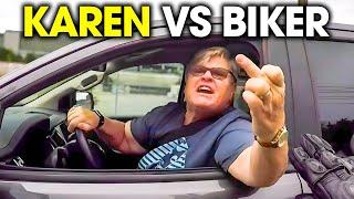 KARENS vs BIKERS | EPIC & CRAZY MOTORCYCLE MOMENTS 2024 #49