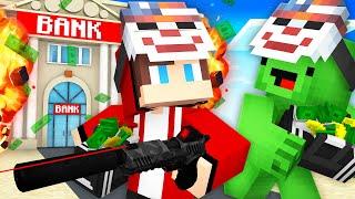 Mikey and JJ Worlds Greatest Robbery in Minecraft! - Maizen