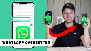 Hoe zet je WhatsApp geschiedenis over naar iPhone?