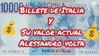 Billetes De Italia 10,000 Lire  y Su Valor Actual 