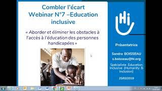 Formation en ligne nº 7:  Éducation inclusive