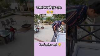 sahil छत से कुद गया  ll Sourav joshi ll #youtubeshorts #shorts