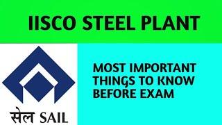 MOST IMPORTANT things to know about SAIL IISCO CBT