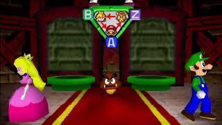 Mario Party 2 - Princess Peach vs Luigi in Rock, Paper, MARIO