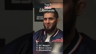 Top 5 Islam Makhachev Moments | The Fight Club