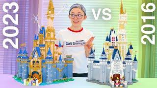 Comparing Disney LEGO Castle Sets | 2016 vs 2023