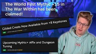 World First 15, Dungeon Nerfs, and Augless Comp?? - This Week in M+