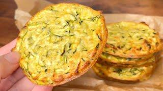 Galettes de Courgettes : 2 Ingrédients / SANS FARINE, NI OEUFS, NI FROMAGE !