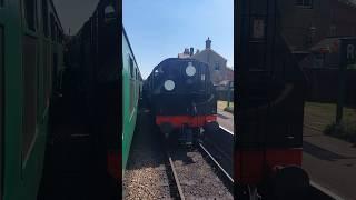 Mid Hants Railway on 11th May 2025 With BR 35005 Passing Ivatt Tank 41312 At Ropley Station 