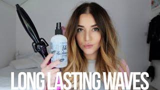 HOW TO MAKE YOUR CURLS LAST ALL DAY!  LONG-LASTING WAVY HAIR TUTORIAL