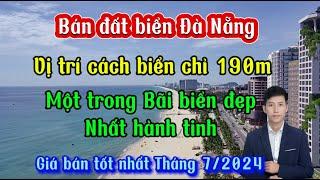 Bán đất biển Đà Nẵng - Bán đất biển Mỹ Khê ,ngay phố tây An Thượng,xây dựng cao tầng , 3 lô giá tốt