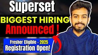 Superset Biggest Hiring Announced | Cognizant Genc, IBM | OFF Campus Drive 2025, 2024, 2023 Batch