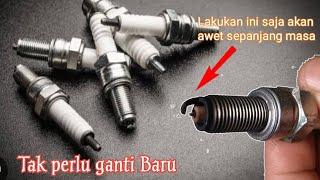 Dengan cara ini busi motor akan tahan seumur hidup