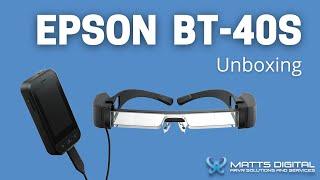 Epson Moverio BT 40S AR Glasses - Unboxing