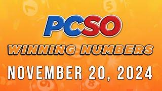 P29M Jackpot Grand Lotto 6/55, 2D, 3D, 4D, and Mega Lotto 6/45 | November 20, 2024