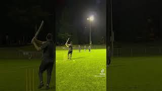 Double hit!!! #cricket #seattle #boundaries