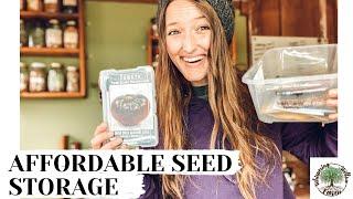 Affordable Seed Storage Ideas |VLOG| Whispering Willow Farm