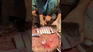 Amazing Hilsa (ilish) Fish Cutting Skills In Bangladesh Fish Market By Expert Cutter #shorts