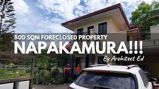 800 Sqm Foreclosed Property na Napakamura!