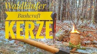 Waldläufer / Bushcraft Kerze / Candle #bushcraft #waldläufer #woodcraft