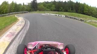 Pink GO KART Hello Kitty - lady 5 1/2 year - on board camerra