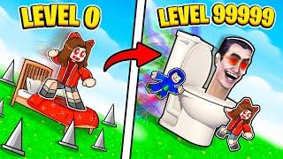 Roblox AYUSH And EKTA USE SKIBIDI TOILET in Slide Down a Hill !