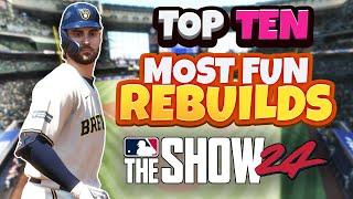 Top 10 Most Fun Rebuilds for MLB the Show 24 Franchise Mode!