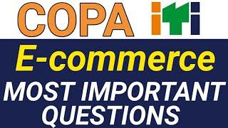 E-Commerce MCQ for ITI COPA Exam paper 2023-24 preparation most important questions and answers NCVT