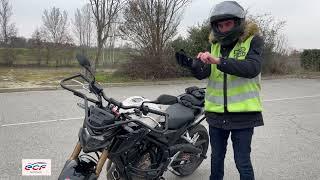 Maîtriser les vérifications de l’épreuve de circulation du permis moto et gagner deux points.