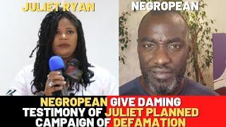 Negropean Incriminates Juliet Ryan Bla-xit in Crimes