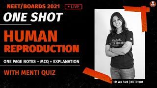 Human Reproduction - One Shot | NEET/Boards 2021 | NEET 2021 Preparation | Board Exams | Vedantu