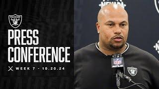 Coach Pierce and Gardner Minshew Postgame Presser - 10.20.24 | Week 7 vs. Rams | NFL