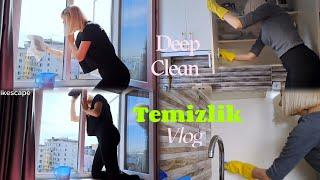 Temizlik vlog | deep clean with me | ev temizliği vlog