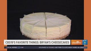 CBS19'S FAVORITE THINGS: Gift certificate from Bryan's Cheesecakes in Mineola, Tyler