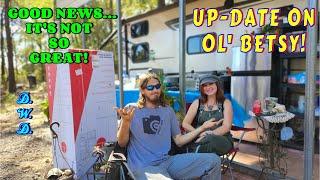 GOOD NEWS BUT TERRIBLE | vlog, couple, life, tiny house, homesteading, off-grid, rv life |