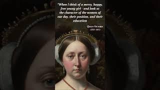 Queen Victoria's Quotes on Women & Gender Equality (8 of 13) #shorts #queenvictoria