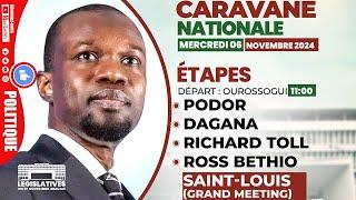 DIRECT : Caravane nationale de Ousmane Sonko - Etapes Podor, Dagana, Richard Toll, Ross Béthio...