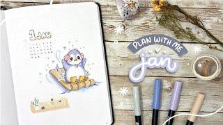 PLAN WITH ME! January 2023 Bullet Journal Setup 