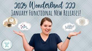 Wonderland 222 January 2025 and Updated Functional New Releases || Mandy Lynn Plans