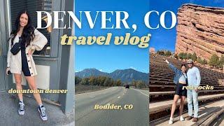 COLORADO VLOG! Denver and Boulder, CO Travel With Us! 1 Year Anniversary Trip!