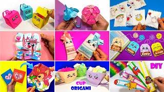 9 EASY PAPER CRAFT IDEAS | School Craft Idea | Origami | School hacks | 9 ИДЕЙ ПОДЕЛОК из БУМАГИ