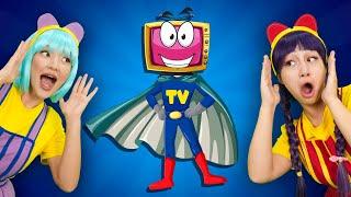 TV Man Song + More | Tigi Boo Kids Songs