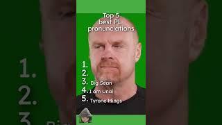 Top 5 best PL pronunciations #premierleague #antony