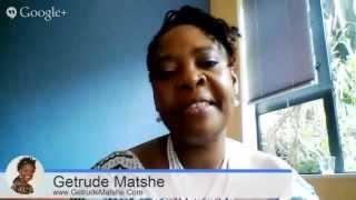 TGI Story with Getrude Matshe