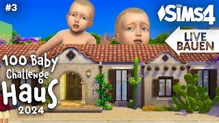 Live Bauen: BABY CHALLENGE Haus 2024 | Die Sims 4 Let's Build mit Daniel und Chris #3