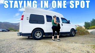 Living in a Van | Getting a Job and Staying in One Place (Van Life Q&A)