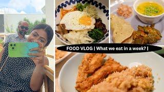 FOOD VLOG | What we eat in a week? | Prepping for a bucket list trip, anniversary date & more ..