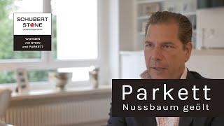 Parkett aus Nussbaum – zeitlose Eleganz in Kombination mit Naturstein