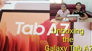 Unboxing The Samsang Galaxy Tab A7//The best budget Tablet For You//Brijilas cascade//